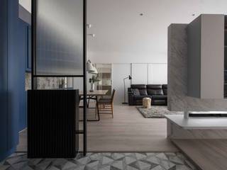 草雲, 思維空間設計 思維空間設計 Ingresso, Corridoio & Scale in stile minimalista