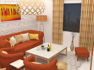 GUDIPATI HOUSE, HITECH CITY, HYDERABAD, be ZEN Design be ZEN Design Modern living room