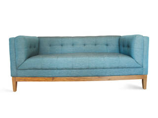 sofa minimalis, viku viku Ruang Keluarga Modern Kayu Wood effect