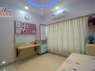 Milind Kulkarni - 2BHK @ Mumbai , Wow Homz Wow Homz غرف نوم صغيرة خشب Wood effect