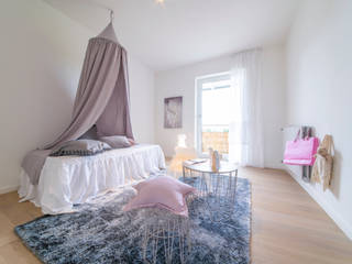 home staging eines Hauses in Starnberg bei München - Arbeitstitel "the view house" , Münchner home staging AGENTUR GESCHKA Münchner home staging AGENTUR GESCHKA Recámaras para niñas