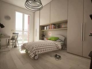 BEDROOM DESIGN , Ivan Rivoltella Ivan Rivoltella モダンスタイルの寝室