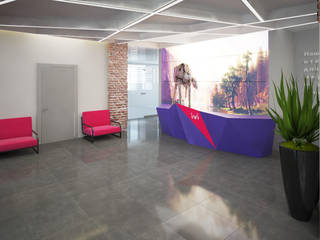 офис компании ivi, lesadesign lesadesign Commercial spaces