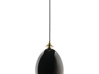 Designer Pendant Light NEMI Polished Brass Glass Lamp Shades, Luxury Chandelier LTD Luxury Chandelier LTD Cocinas modernas Vidrio Negro