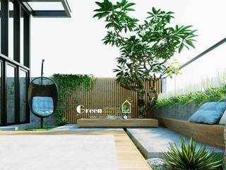 NHÀ PHỐ CAO BẰNG TRÀN NGẬP ÁNH SÁNG , Green Interior Green Interior Modern houses