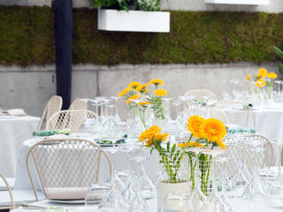 Centres de tables TOWER pour ROLAND-GARROS, Benjamin Rousse Design Benjamin Rousse Design 餐廳