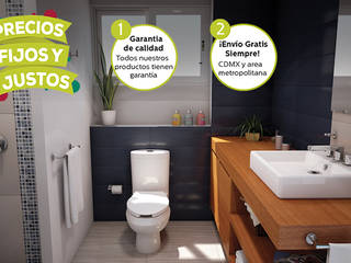 Muebles para Baño, Gersa Go Gersa Go Modern bathroom Iron/Steel