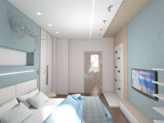 комната для подростка, студия дизайна Ольги ковалевой студия дизайна Ольги ковалевой ห้องนอนเด็กชาย