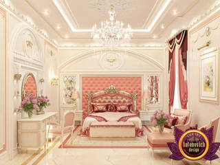 Lovely Pinky Bedroom Design for Girls, Luxury Antonovich Design Luxury Antonovich Design