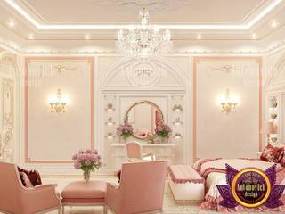 Lovely Pinky Bedroom Design for Girls, Luxury Antonovich Design Luxury Antonovich Design