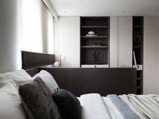 台北文山鄧公館, 泱禾設計 泱禾設計 Modern style bedroom