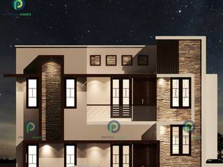 Home Interiors in Thrissur, Prithvi Homes Prithvi Homes Balkon