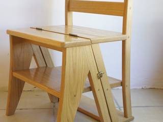 silla/escalera, Wood design Wood design Maisons classiques Bois Effet bois