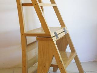 silla/escalera, Wood design Wood design Maisons classiques Bois Effet bois