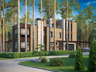 Грейс_645 кв.м, Vesco Construction Vesco Construction Moderne Häuser