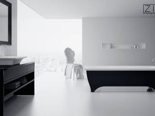 Black & White Badewanne Waschtisch, ZICCO GmbH - Waschbecken und Badewannen in Blankenfelde-Mahlow ZICCO GmbH - Waschbecken und Badewannen in Blankenfelde-Mahlow Gewerbeflächen Marmor Schwarz