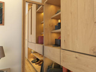 Diseño de Vestidores, Diamante Arquitectura Diamante Arquitectura Minimalistische Ankleidezimmer