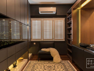 RESIDENTIAL - CASA DESA CONDOMINIUM , Dezeno Sdn Bhd Dezeno Sdn Bhd Modern Study Room and Home Office Solid Wood Black