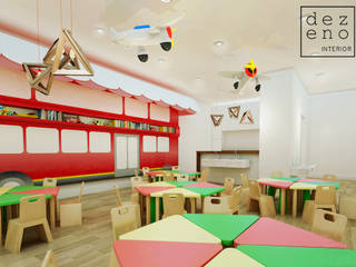 COMMERCIAL - CHILDCARE CENTRE, PUTRAJAYA , Dezeno Sdn Bhd Dezeno Sdn Bhd Espacios comerciales Compuestos de madera y plástico Multicolor