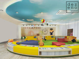 COMMERCIAL - CHILDCARE CENTRE, PUTRAJAYA , Dezeno Sdn Bhd Dezeno Sdn Bhd Commercial spaces Holz-Kunststoff-Verbund Mehrfarbig