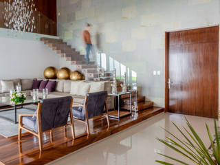 OLIVOS ONCE SEIS, GENETICA ARQ STUDIO GENETICA ARQ STUDIO Ruang Keluarga Modern Kayu Wood effect