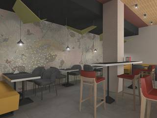 Progetto Bar, serenascaioli_progettidinterni serenascaioli_progettidinterni Commercial spaces