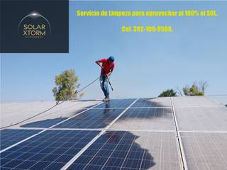 Ahorro de Energía el tu Factura de CFE, con el servicio de Limpieza y mantenimiento de los paneles Solares, Solar Xtorm Solar Xtorm