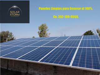 Ahorro de Energía el tu Factura de CFE, con el servicio de Limpieza y mantenimiento de los paneles Solares, Solar Xtorm Solar Xtorm