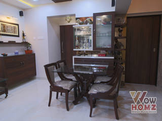 Sandeep Jain - 2BHK @ Mumbai, Wow Homz Wow Homz غرفة المعيشة خشب Wood effect