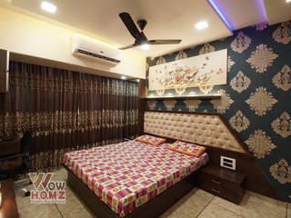 Shekhar Salunkhe - 3BHK @ Mumbai , Wow Homz Wow Homz Small bedroom Wood Wood effect