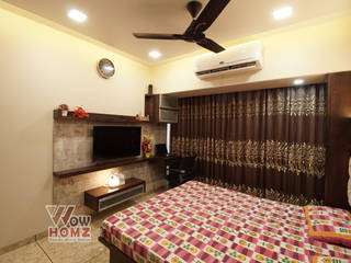 Shekhar Salunkhe - 3BHK @ Mumbai , Wow Homz Wow Homz غرف نوم صغيرة خشب Wood effect