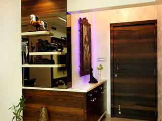 Sunita Agarwala - 2BHK @ Mumbai , Wow Homz Wow Homz Modern living room Solid Wood Multicolored