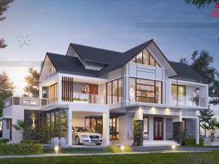 Architects In Kochi, Creo Homes Pvt Ltd Creo Homes Pvt Ltd 日本家屋・アジアの家