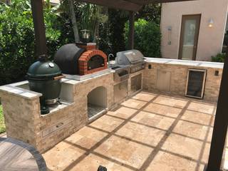 Franco Model - Ideas for outdoor kitchen , Dome Ovens® Dome Ovens® Mediterranean style garden