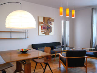 Aménagement complet d'un 3 pièces de 60 m2, Créateurs d'Interieur Créateurs d'Interieur Living room