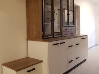 COCINA COMBINADA EN MARTINEZ, Patagonia wood Patagonia wood ห้องครัว ไม้เอนจิเนียร์ Transparent