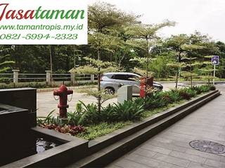 JASA TAMAN Espaços comerciais tropicais Bambu Verde