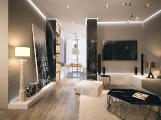 Residential Interiors, SMA Architects and Interior Designer SMA Architects and Interior Designer Медиа комната в стиле модерн