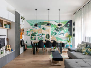 Ristrutturazione appartamento di 100 mq a Roma, Prati Fiscali, Facile Ristrutturare Facile Ristrutturare Living room
