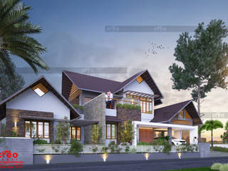 Builders In Kochi, Creo Homes Pvt Ltd Creo Homes Pvt Ltd Asian style houses