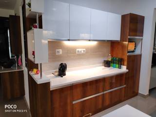 Luxor Heights, Hyderabad, SD Interiors & Modulars SD Interiors & Modulars Cocinas modernas