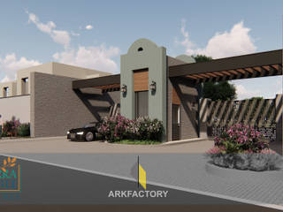 Desarrollo Residencial , ARKFACTORY ARKFACTORY Terrace house