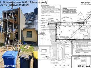 Anbau an ein Einfamilienhaus, Architektur und Innenarchitektur - Braunschweig, OT. Mascherode, GID / GOLDMANN-INTERIOR-DESIGN GID / GOLDMANN-INTERIOR-DESIGN