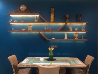 wadhwa platina 3bhk Design, The inside stories - by Minal The inside stories - by Minal Dining room لکڑی Wood effect
