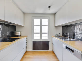 Appartement familial dans le quartier du Marais à paris, Agence KP Agence KP Cuisine moderne