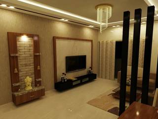 Saket, Hyderabad, SD Interiors & Modulars SD Interiors & Modulars 客廳