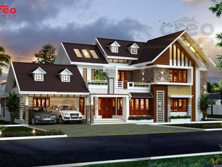 Famous Architects In Cochin, Creo Homes Pvt Ltd Creo Homes Pvt Ltd منزل عائلي صغير