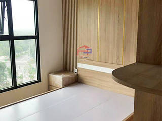 Công trình nội thất phòng ngủ gỗ Melamine An Cường nhà anh Nam – Ecopark , Nội thất Hpro Nội thất Hpro غرفة نوم