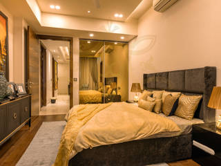 Luxury interior service for M3M Golf Estate Apartment, Mads Creations Mads Creations Dormitorios modernos: Ideas, imágenes y decoración