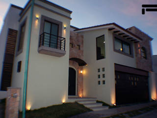 Ejemplos de casas nivel residencial, Rabell Arquitectos Rabell Arquitectos Rumah tinggal Batu Tulis